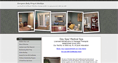Desktop Screenshot of europeanbodywrapspa.com