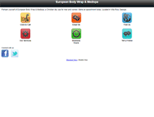 Tablet Screenshot of europeanbodywrapspa.com